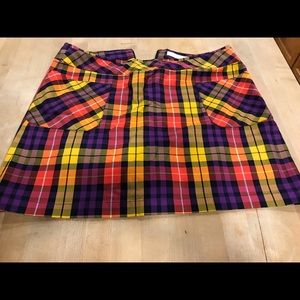 Liz Claiborne Golf - Ladies Golf Skort - Bright Multi Colors - Size 12